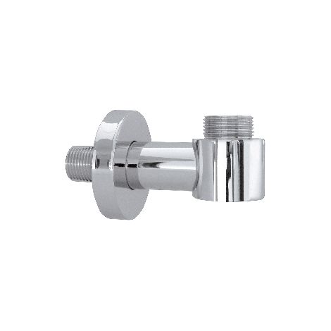 PRESA ACQUA INCASSO TONDA IN OTTONE CROMATO- Cromo- DAMAS- pezzi 1 (1/2)