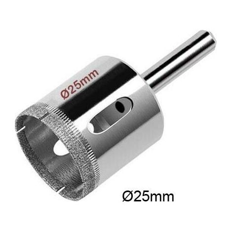 Fresa Diamante Frese Vetro Ceramica 25 Mm (1/2)