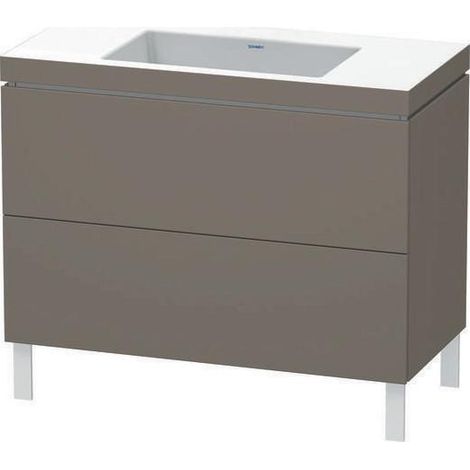 Duravit L-Cube c-bonded Set stehend, 2 Schubkästen, ohne (1/4)