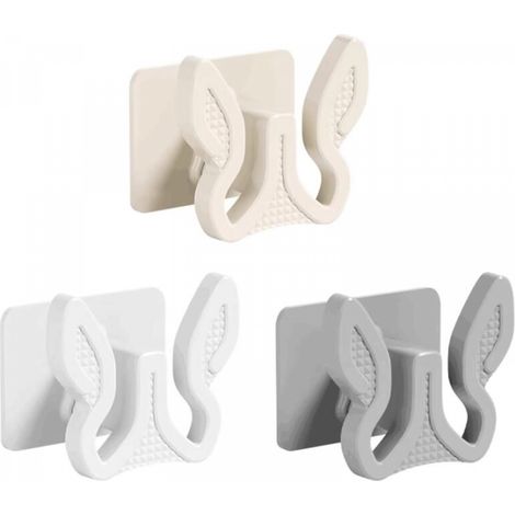 3 pièces Étagère à chaussures murale en plastique, polyvalente et portable, idéale pour la salle de bain ou le salon (1/5)