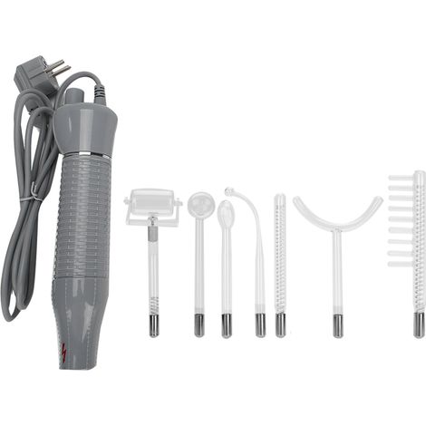 Lot de 7 électrodes d'ozone pour appareil d'électrothérapie haute fréquence, prise UE, 220V (1/5)