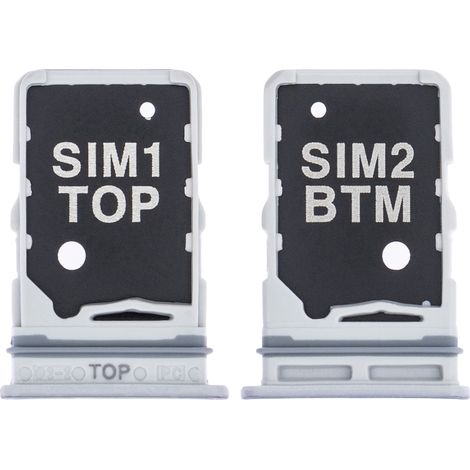 Vassoio per scheda SIM per Samsung Galaxy A80, bianco (1/3)