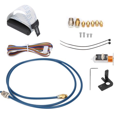 Capteur de Nivellement Automatique Blanc avec Tube PTFE et Buse Laiton pour Imprimante 3D Ender-3 (1/5)