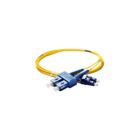 cordon optique - duplex lc/sc - os1/os2 - 1 mètre - jaune - legrand 032603