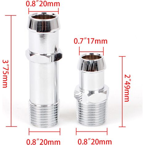 Accessoires de tuyau de chauffage de rechange automobile 3/4 pompe à eau 5/8 adaptés pour Chevrolet 9514/9515. Un tuyau de raccordement de chauffage, remplacement non destructif. (1/4)