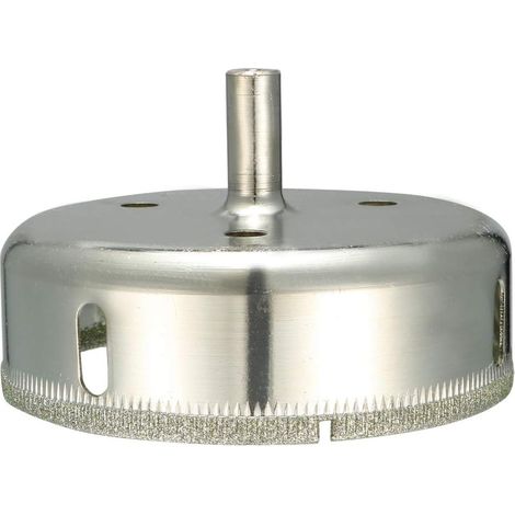 Forets de scie cloche enduit de diamant Trépan pour carreaux verre céramique marbre roche porcelaine 90mm (1/5)