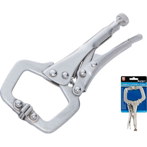 150mm C Clamp Locking Mole Vise Grip Pliers 6" For Welding & Metal Work (1/3)