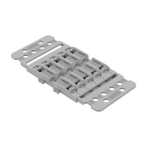 Wago 221-2505 Adaptador de fijación gris paquete de 5