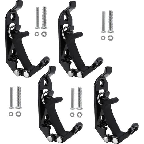 Kit de fixation pour barres toit (4 pièces) avec support d'essieu, (1/5)