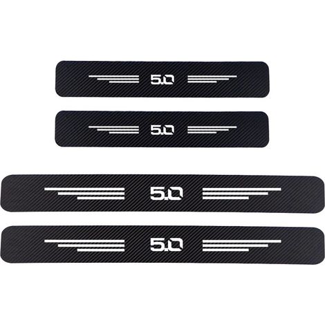 (Blanc carbone,POUR 50B) Autocollant de protection de seuil de porte de voiture en fibre de carbone pour DR Motors Zero DR1 DR2 DR3 DR4 DR5 DR6 10 EV DR 30 DR 40 50 60 70 (1/3)