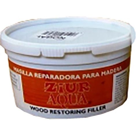 BAKAR Masilla reparadora para madera en medio acuoso “Ziur Aqua” color pino fácil de lijar y secado rápido (150g)