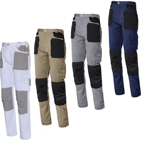 Pantaloni da lavoro elasticizzati Industrial Starter Stretch 8730 - XS - Grigio