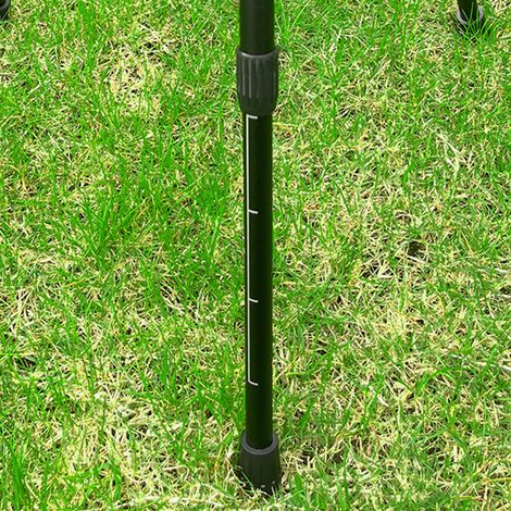 Table ronde pliante d'extérieur, petite, portable, réglable en hauteur, en alliage d'aluminium léger et pliable, table de camping ronde (1/5)