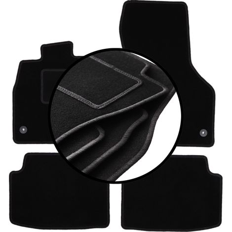 Ensemble complet de tapis en velours pour : Volkswagen Tiguan II crossover (2015-)