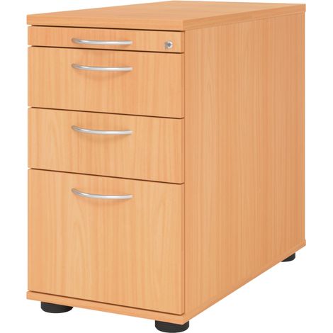 bümö office Standcontainer - mit Hängeregistratur   Buche (1/5)