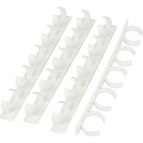 20 Küchenutensilien, Gewürzgläser, Aufbewahrungsgestelle für Gewürzflaschen, 45 selbstklebende Flaschenclips (1/5)