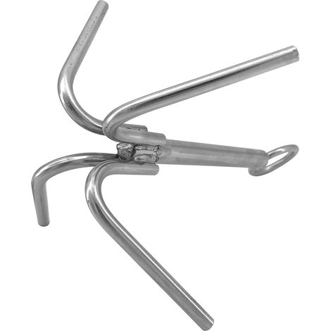 Four-pronged stainless steel anchor, multi-pronged anchor, grappling hook for shipping, accessories for ship and yacht equipment