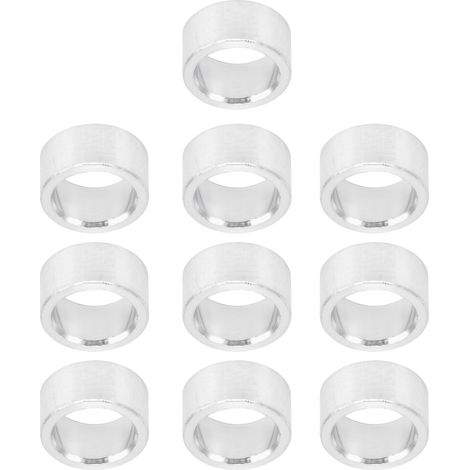 Lot de 10 entretoises rondes en alliage d'aluminium, joint d'étanchéité, fixations de support de structure à intervalles, diamètre extérieur 8 mm (1/5)