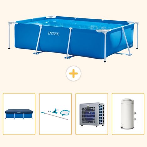 Intex Piscine Tubulaire Rectangulaire - 300x200x75 cm - 5-pièces S122 (1/5)