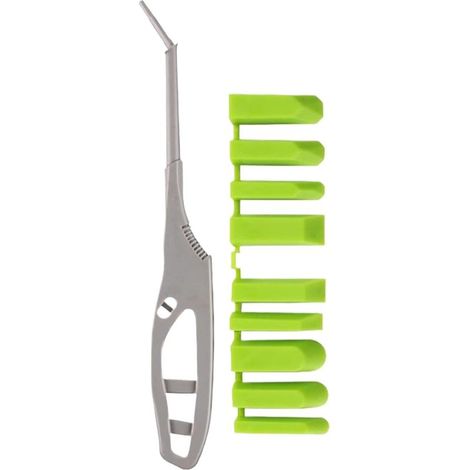 Outil en silicone - Applicateur de retrait de mortier avec poignée ergonomique de 8,66 x 1,18 pouces, avec outil en silicone à 9 têtes Cuisine Bagn (1/5)