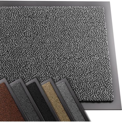 VOUNOT® Felpudo Entrada casa, 40x60cm, Antracita