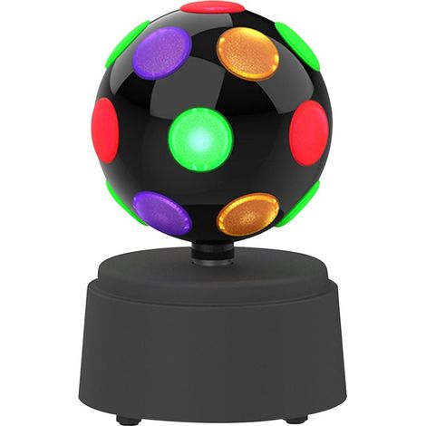 Enceinte Bluetooth - Projecteur Rotatif - Pour Discothèque Club Soirée Fête de Noël - 3 W - 110 x 110 x 165 mm - 1 Pièce