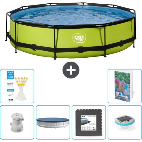 Exit Pool Rund - 360x76 cm - 7-teilig S312