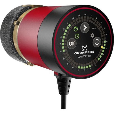 Grundfos – Pompe de circulation pour ACS – Circulateur 15-14 BDT PM – Filetage 1" – Entraxe 180mm – Tension 230V