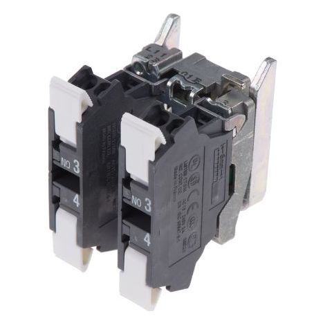 Corps de bouton Harmony XB4 2 contacts NO bornes push-in - ZB4BZ1035