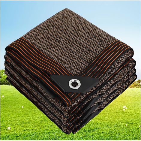 1 Voile d'ombrage,HDPE,toile imperméable,résistante aux UV,œillets métalliques,pour jardin,terrasse,piscine,camping