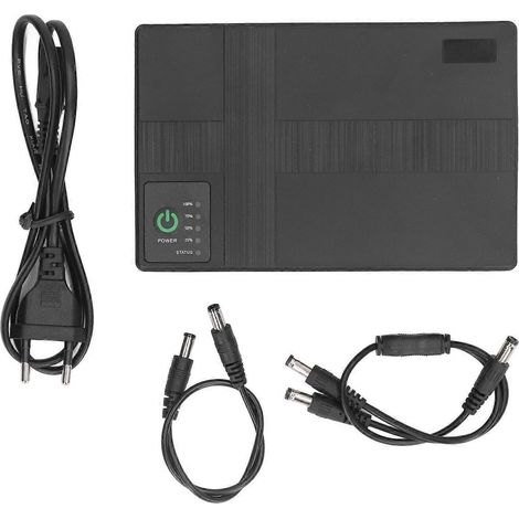 Unterbrechungsfreie Stromversorgung (USV) 8800 mAh, Eingang 85–265 V, Ausgang 5 V, 9 V, 12 V PoE, 15 V PoE, 24 V für Computer