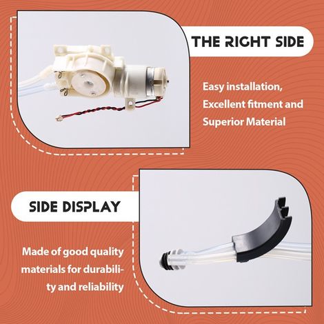 colour: white Material: ABS New and original Rubyslite peristaltic water pump, compatible. (1/5)