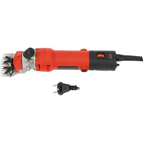 Elektrische Schaf- und Ziegenschere, 690 W, 6 Geschwindigkeiten, Tierpflege-Schermaschine, Wollschere für Nutztiere, EU-Netz, 220 V, Orange (1/5)