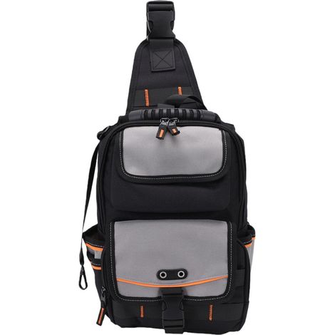 Electrician's Tool Bag 21x10x34 cm, Sturdy Oxford (1/5)