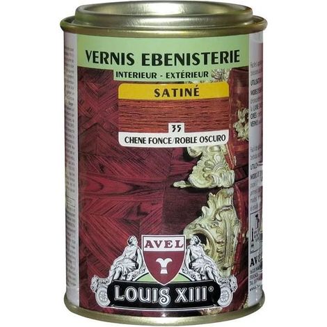 Vernice legno Avel-louis-xiii satinato legno 250ml resistente UV acqua