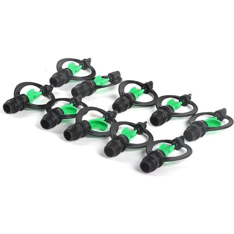 Lot de 10 arroseurs plastique G1/2 forme papillon et pluie, pour irrigation agricole, légers (1/5)