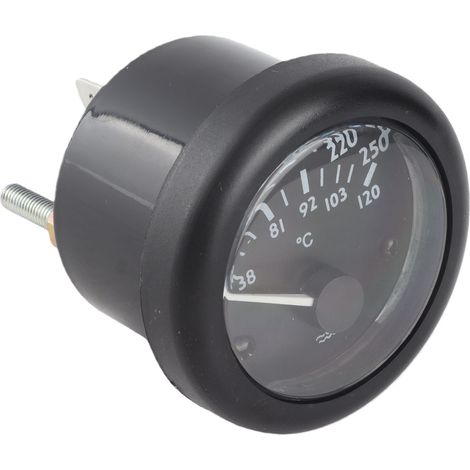 Jauge de température d'eau moteur 52 mm large plage haute précision étanche avant pour groupe électrogène diesel 12V (1/5)