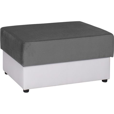 Reposapiés Providence 185, Soft 017 + Kronos 22, 40x60x80cm, Diámetro: 0, Tapiz, Patas: Plástico, 0, Caja de almacenamiento