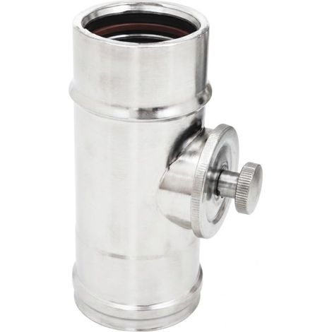 MAKA Modulo Ispezione HT Canna Fumaria Doppia Parete Inox Ø 80 mm (esterno 100) (1/5)
