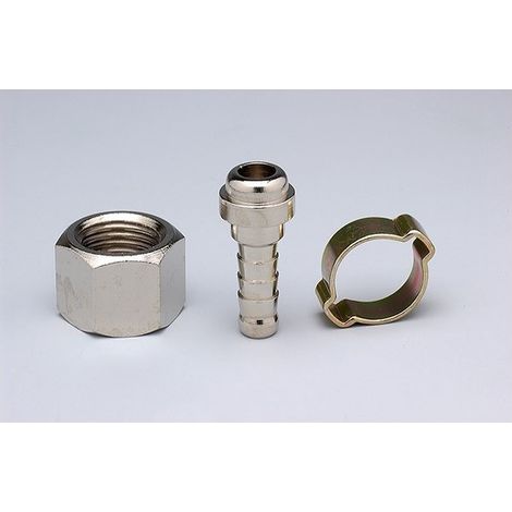 Kit raccordo aria-innesto femmina 1/4'' da 3 pezzi - blister 2 kit