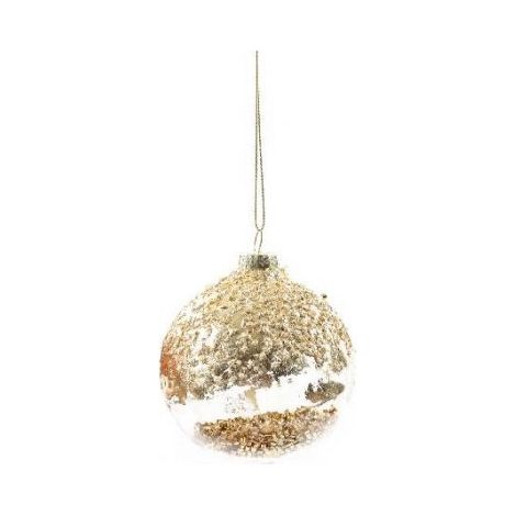 PALLA DI NATALE "MICENE" IN VETRO DIAM.8 CM
