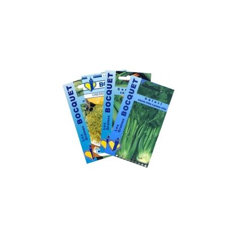Lot de Légumes spécial Smoothie Vert (4 sachets de graines à semer) - 22,5g