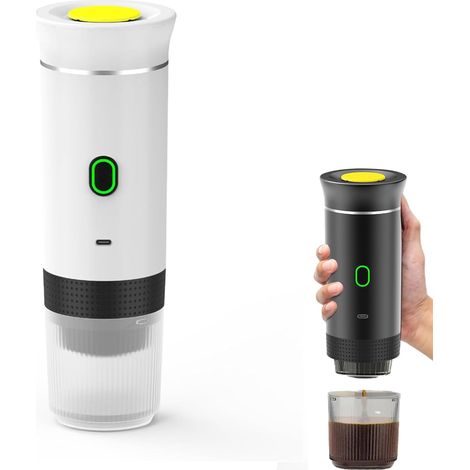 1 Machine À Café Portable,Compatible Capsules K-Cup Et Café Moulu,Rechargeable 12V Pour Voyage,Camping,Voiture,Bureau (1/5)