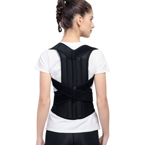 Ryggstöd Posture Trainer Justerbart ryggbandage Rygghållare (1/3)