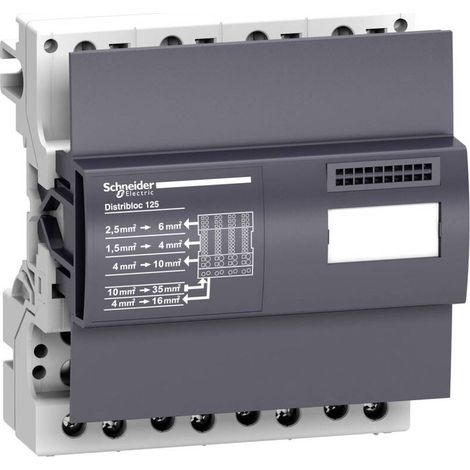 [NEUWERTIG] B-Ware Schneider Electric Verteilerblock LVS04045 125A berührungssicher DIN-Schiene 1St (1/2)