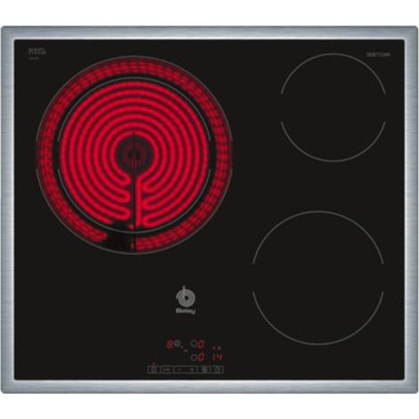 Balay 3EB715XR Plaque Vitrocéramique Noir 60 cm (1/2)
