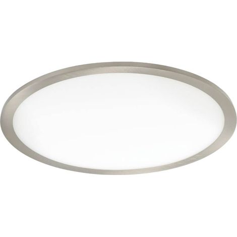 Luminaire encastré FUEVA Flex Round Nickel-Matt H: 2.5 Ø: 22,5cm 3000k (1/3)