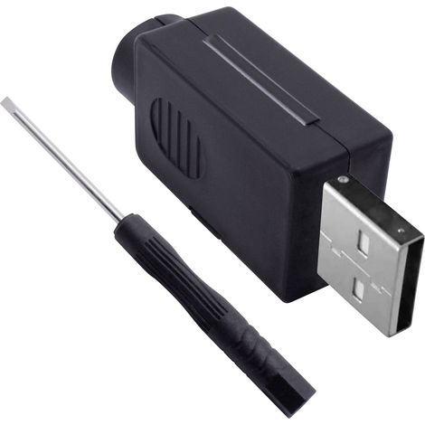 USB 2.0 Modular-Stecker Set, Typ A Stecker, gerade 2001C198 Quadrios Inhalt: 1 St. (1/3)