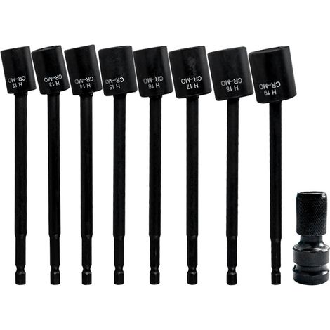 Bussola da 150 mm per impianti solari fotovoltaici, chiave esagonale da 1/2", rotazione elettrica a 360°, elevata durezza, ampia gamma di utensili universali H12-H19 (1/5)