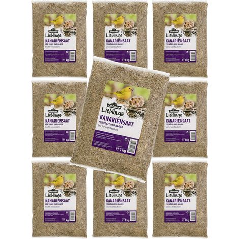 Nourriture pour Oiseaux Semences canariennes 10 x 1 kg (10 kg) (1/4)